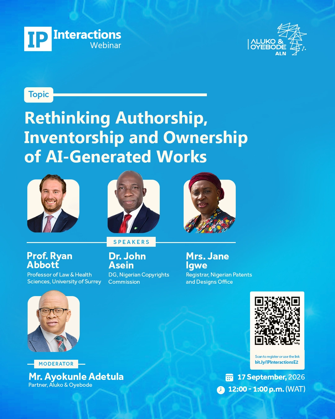 IP Interactions Webinar - Flier